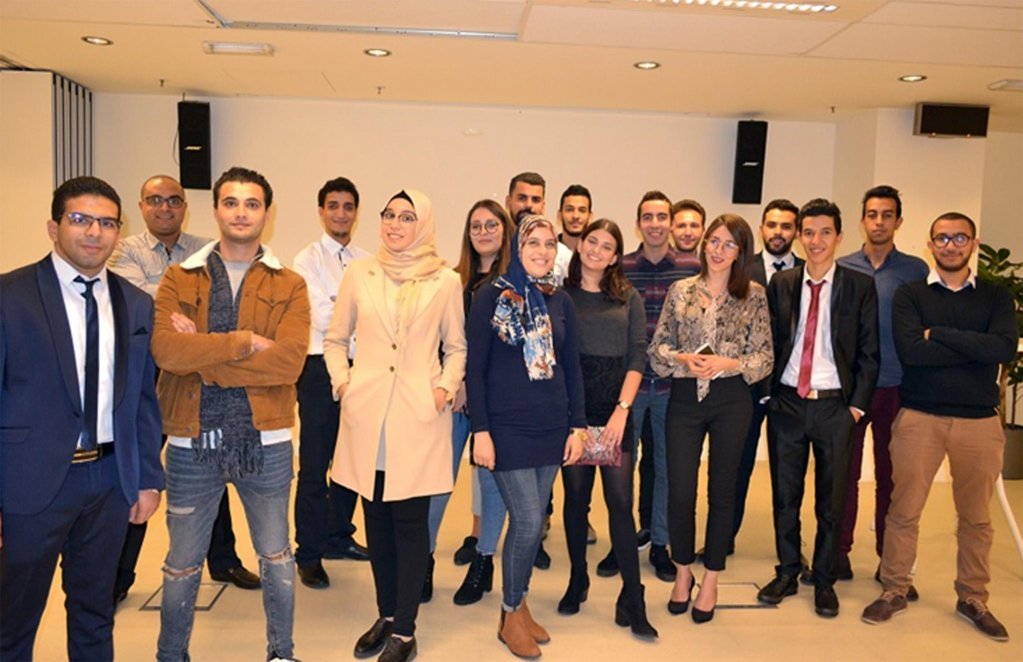 A group of Tunisian students enrolled in the IOM program | Photo: IOM